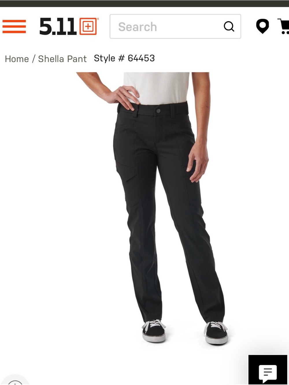5.11 Tactical Women’s Black Cargo Pants